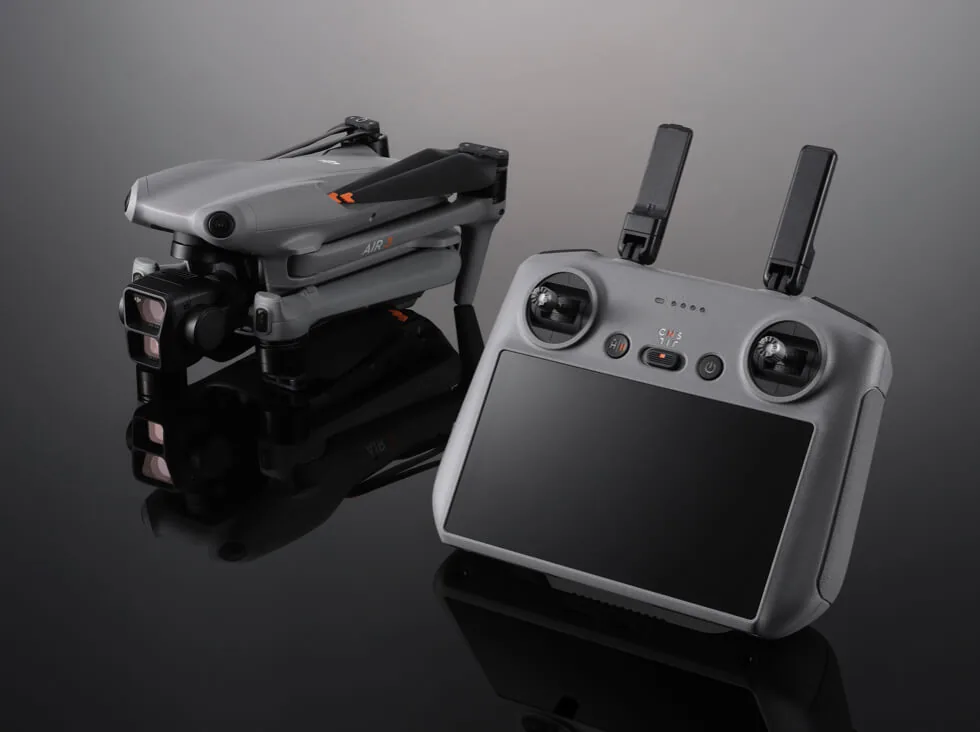 DJI Air 3 con mando de control