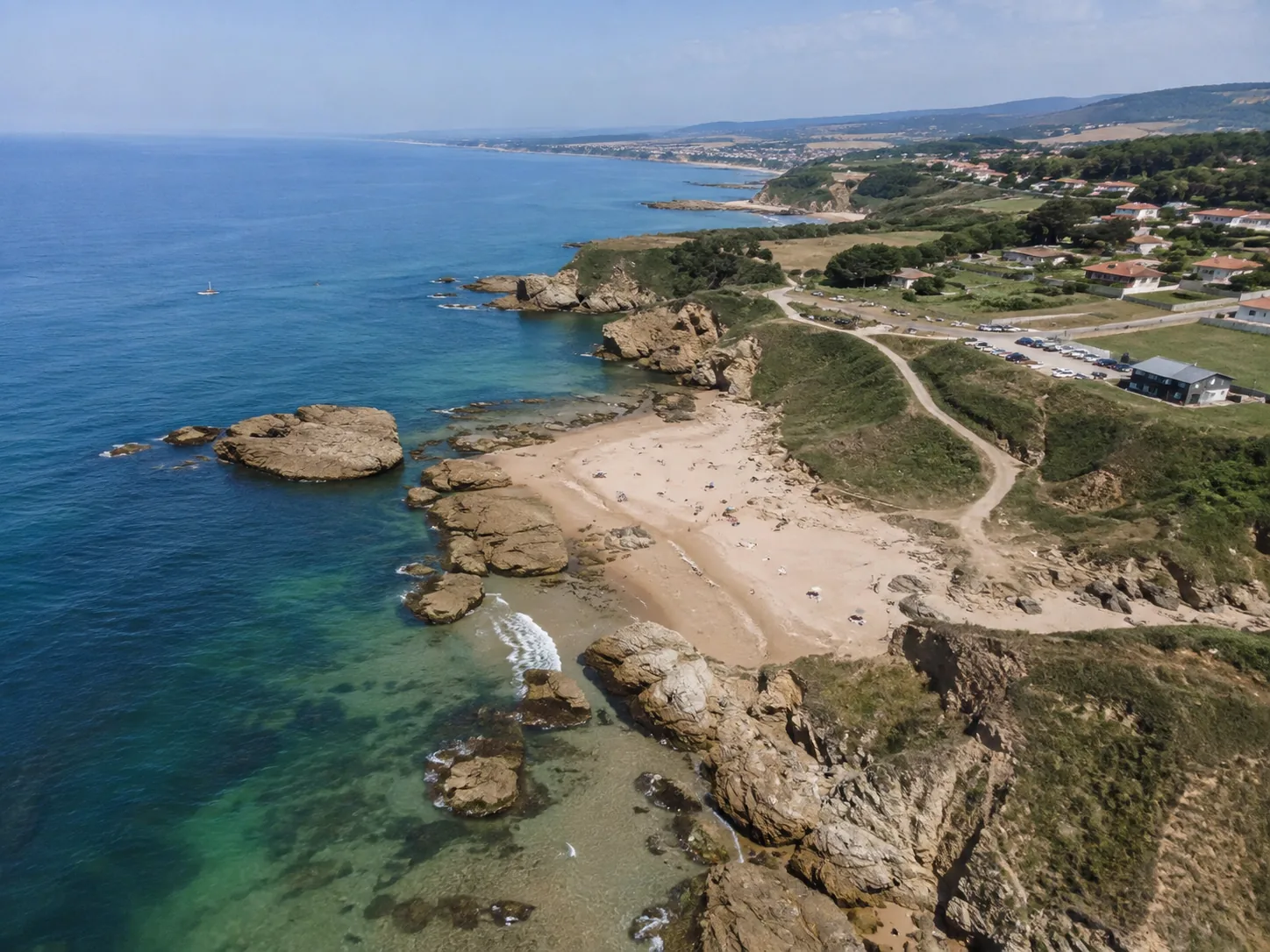 Reportaje con dron en la Playa de los Covachos